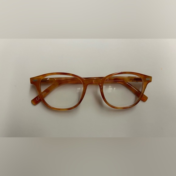 New Rae Dunn Readers 2.0 Magnification Golden Tortoise Frames Men's - Picture 1 of 12